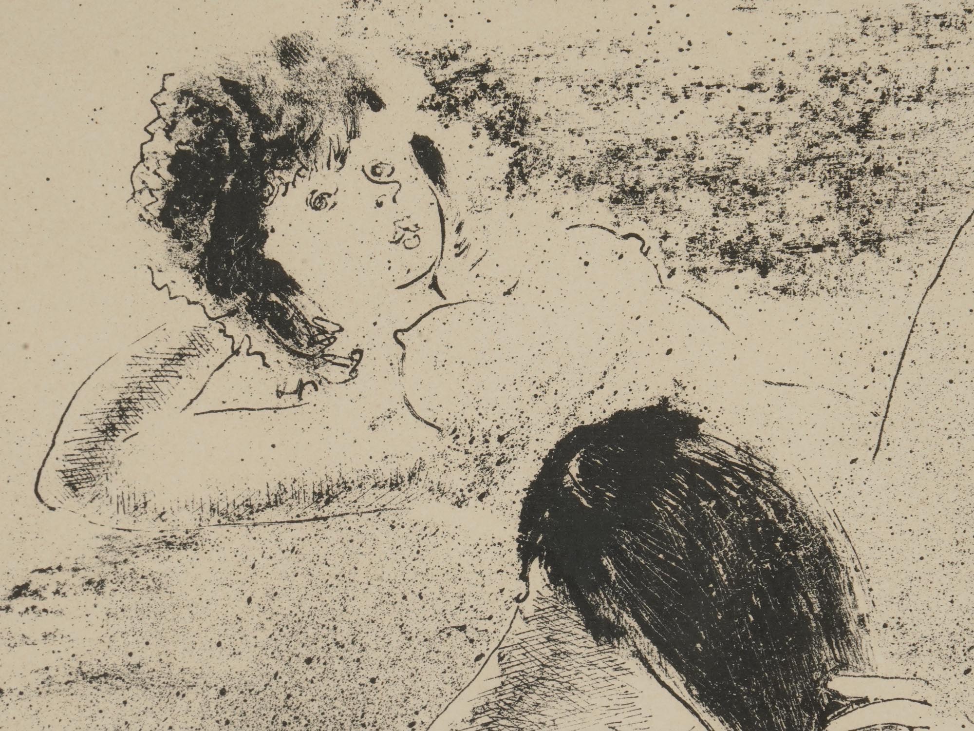 NUDE ETCHING AQUATINT BY FRANCES BESNER NEWMAN PIC-2